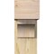 Ekena Millwork Westlake Block Rough Sawn Bracket w/ Offset Brace, Douglas Fir, 8"W x 18"D x 18"H BKT0806X18X18WTL05RDF - alternate 3